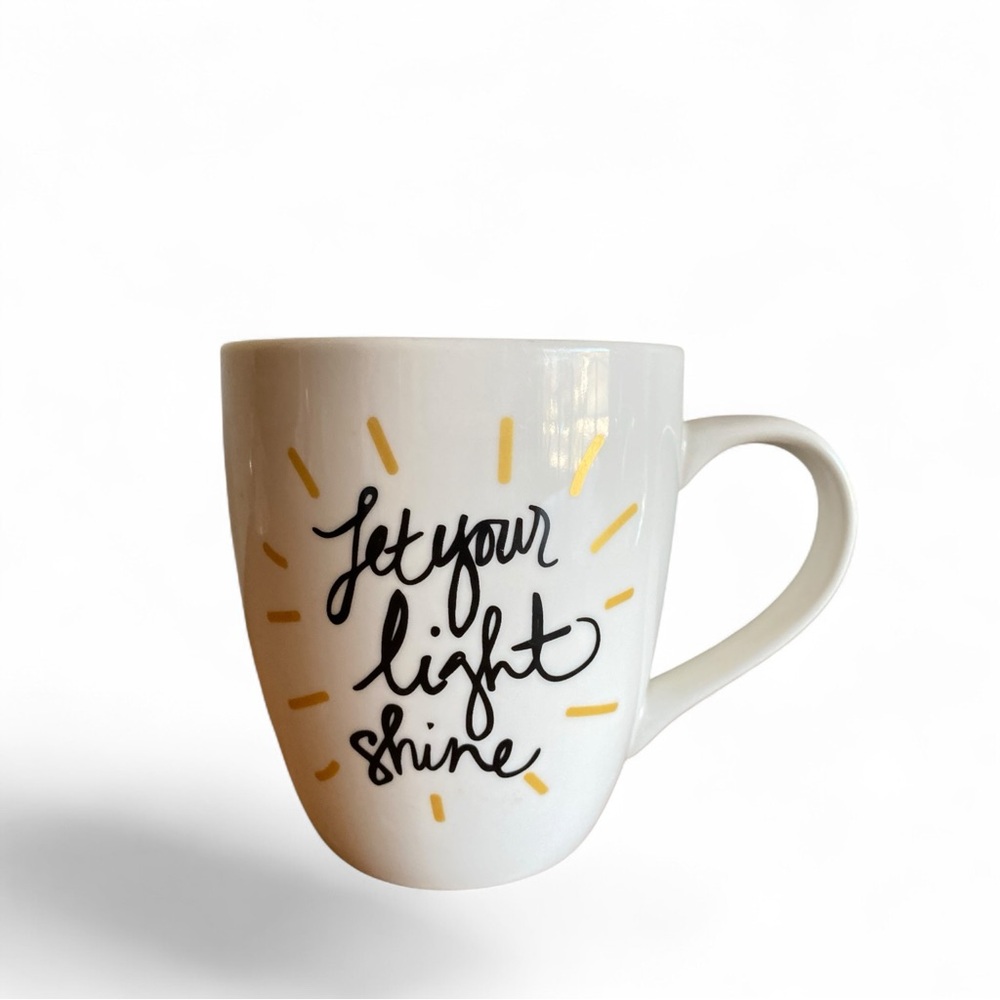 Clay Art „Let Your Light Shine” Oversized Ceramic Mug